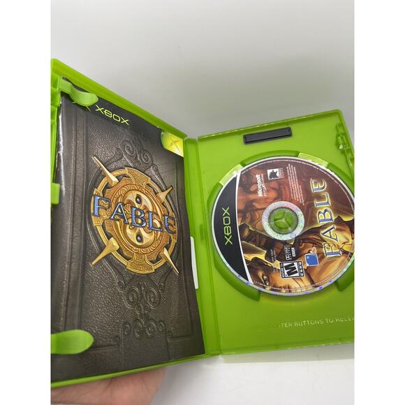 Fable 1 (2004) Black Label Original Microsoft XBox Complete w/Manual - Picture 5 of 9